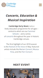 Mobile Screenshot of cambridgeearlymusic.org